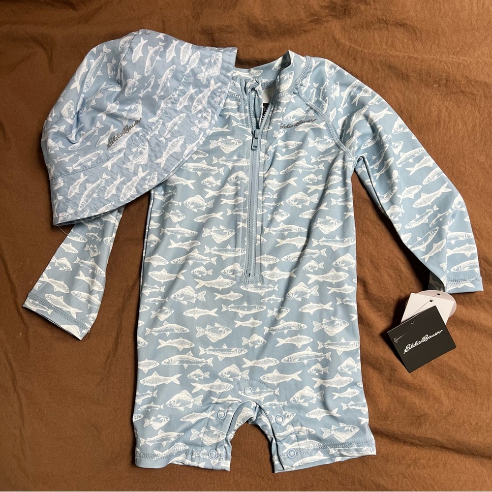Eddie Bauer Fish Print Swim